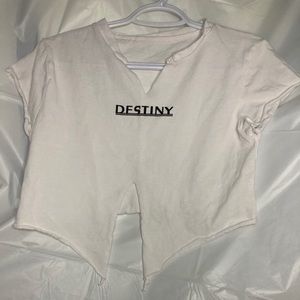 NEW! FREE W ORDER CROPPED TEE